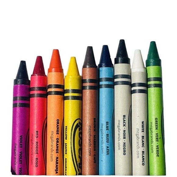 RoseArt Mega Crayons Bonus 27 Box Bright Color Discontinued Rose Art - Picture 8 of 11